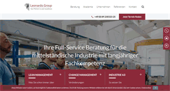 Desktop Screenshot of leonardo-group.com